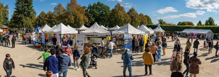 vue panoramique de la fête de la vie associative