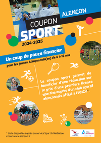 affiche coupon sport 2023