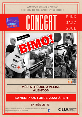 affiche du concert BIMO!