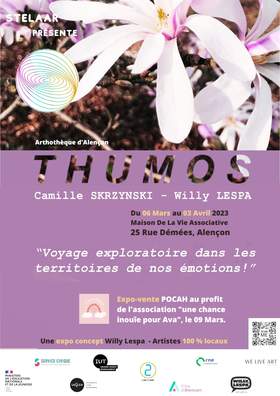 affiche de l'exposition Thumos