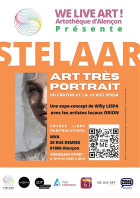 affiche de l'exposition de Stelaar